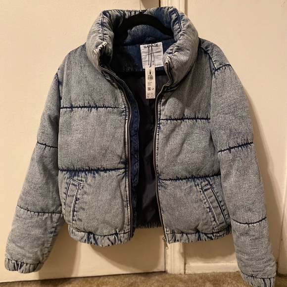 Denim Puffer Jacket from GARAGE clothing store. - Picture 4 of 5